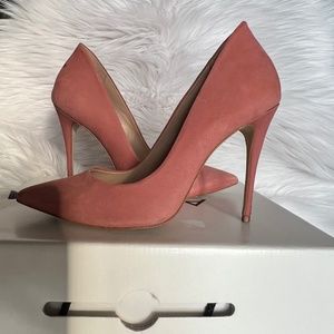 Aldo Cassedy pink suede pumps